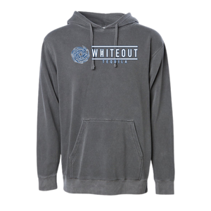 White Out Tequila French Terry Hoodie - Agave Charcoal