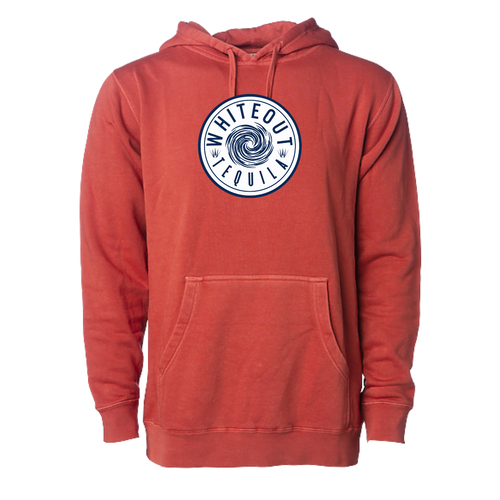 White Out Tequila French Terry Hoodie - Añejo Rust
