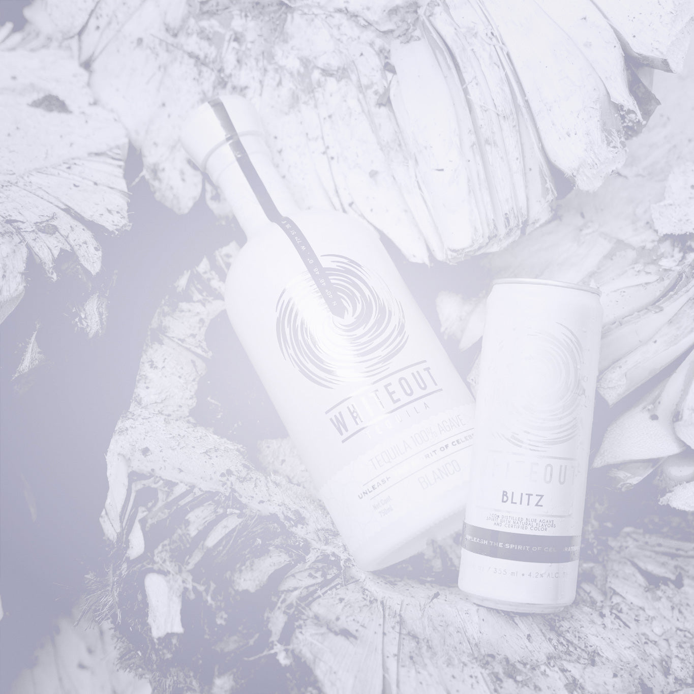Whiteout products background